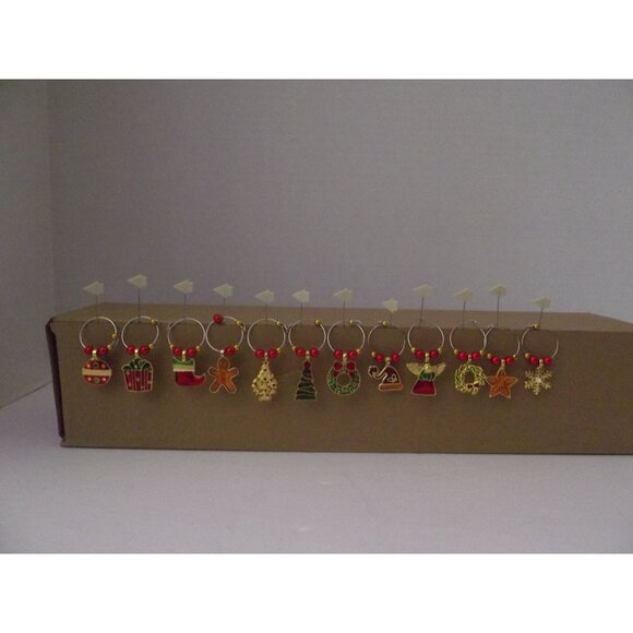 New (set of 12) Juvale Wine Charms - Picture 1 of 1